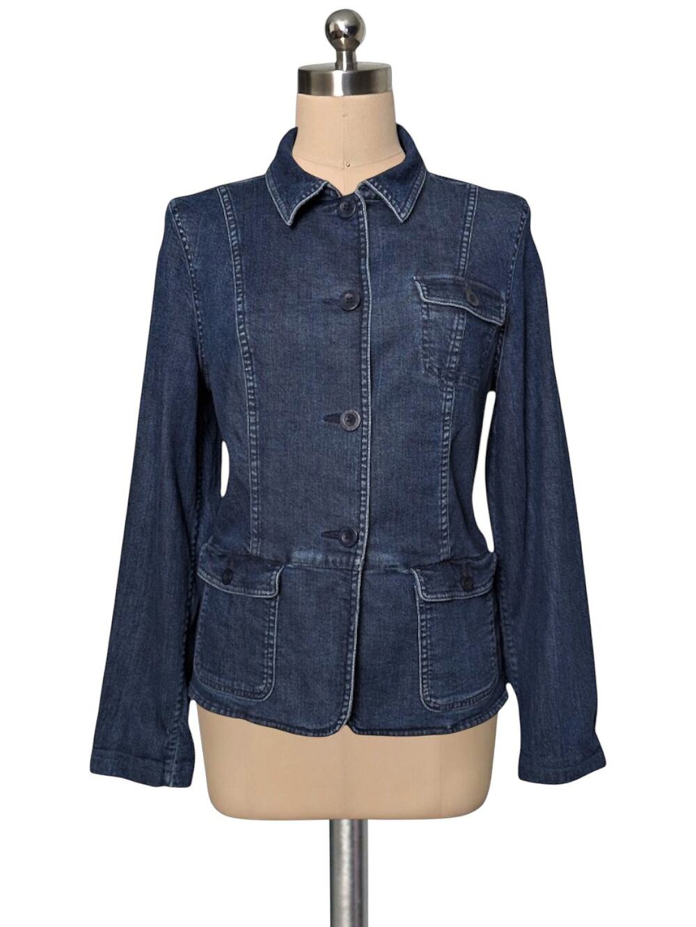 L.L. Bean Denim Blue Jean Jacket M